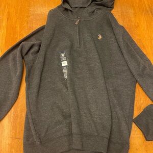 U.S. Polo Assn. Charcoal Hoodie